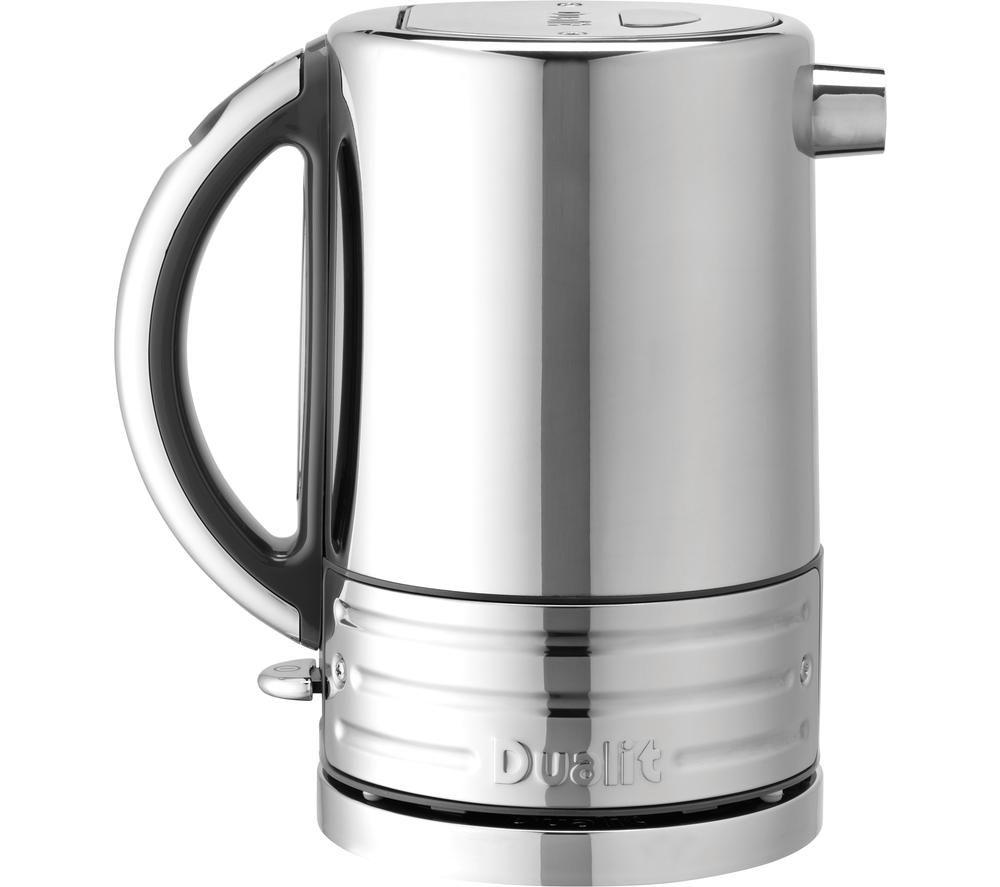 Dualit Architect 2 Slice Toaster and 1.5 Litre Kettle Set In Grey Steel