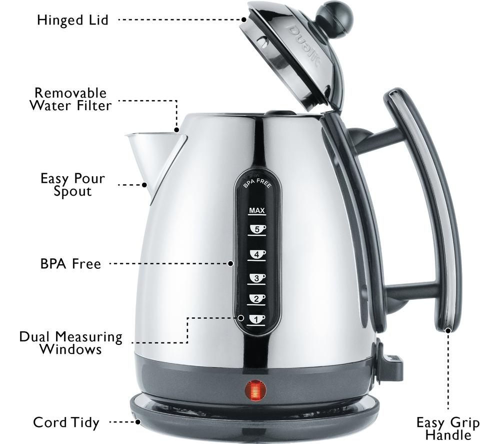 DUALIT Lite 72006 Jug Kettle - Grey image number 7 of 8