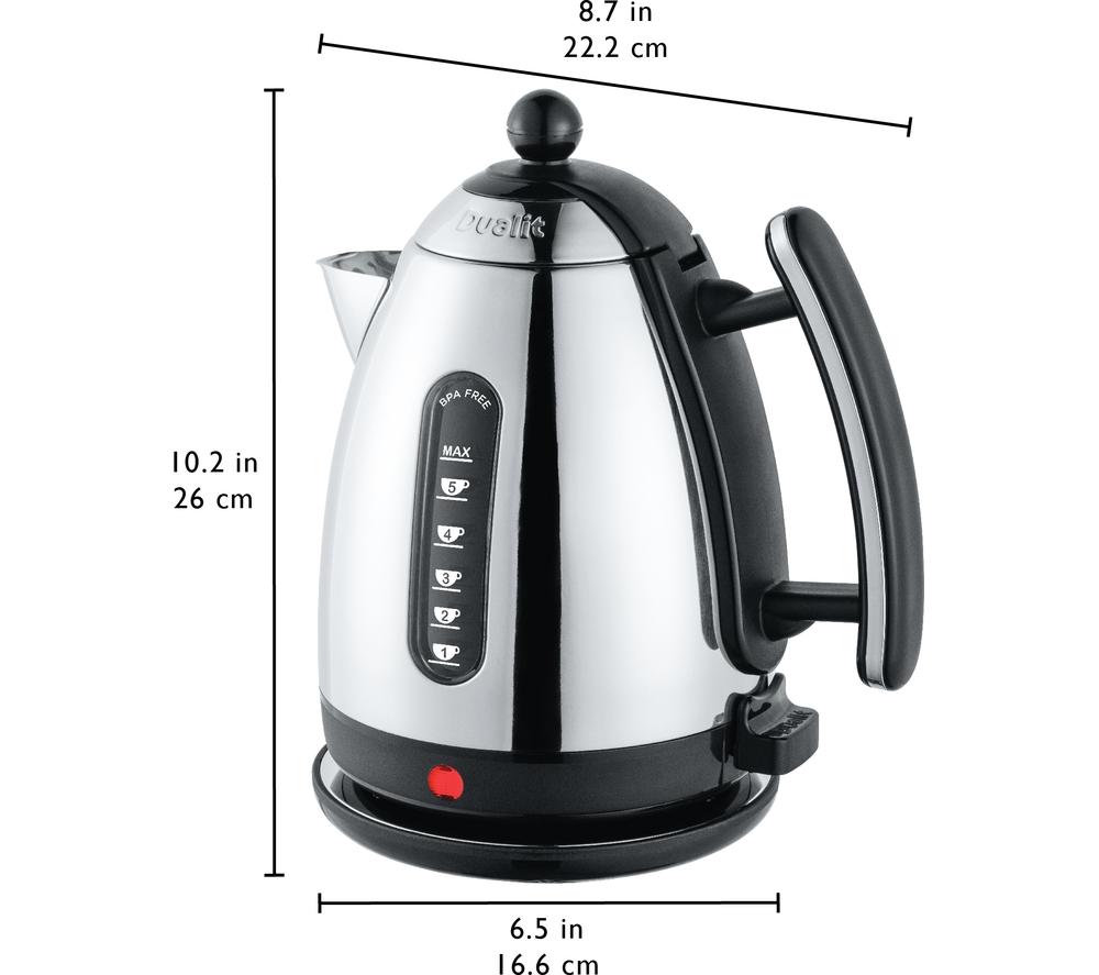 DUALIT Lite 72010 Jug Kettle - Black image number 8 of 8