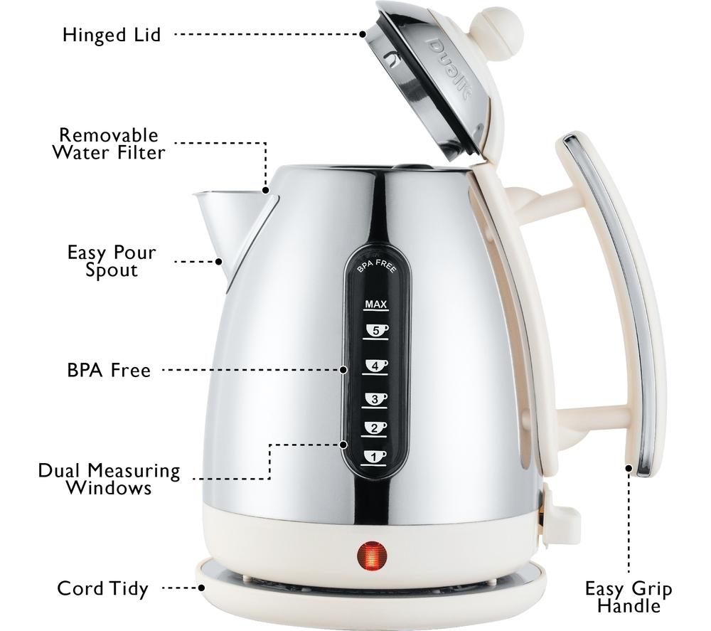 DUALIT Lite 72003 Jug Kettle - Canvas White image number 7 of 8