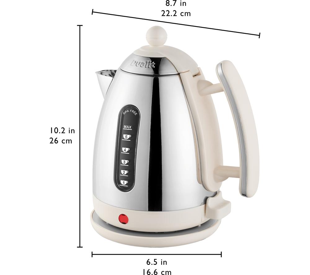 DUALIT Lite 72003 Jug Kettle - Canvas White image number 8 of 8