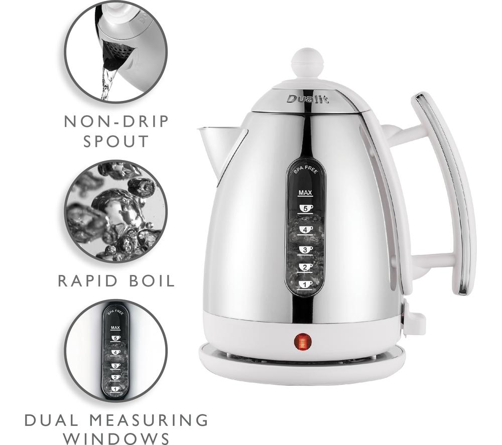 DUALIT Lite 72015 Jug Kettle - White image number 5 of 8
