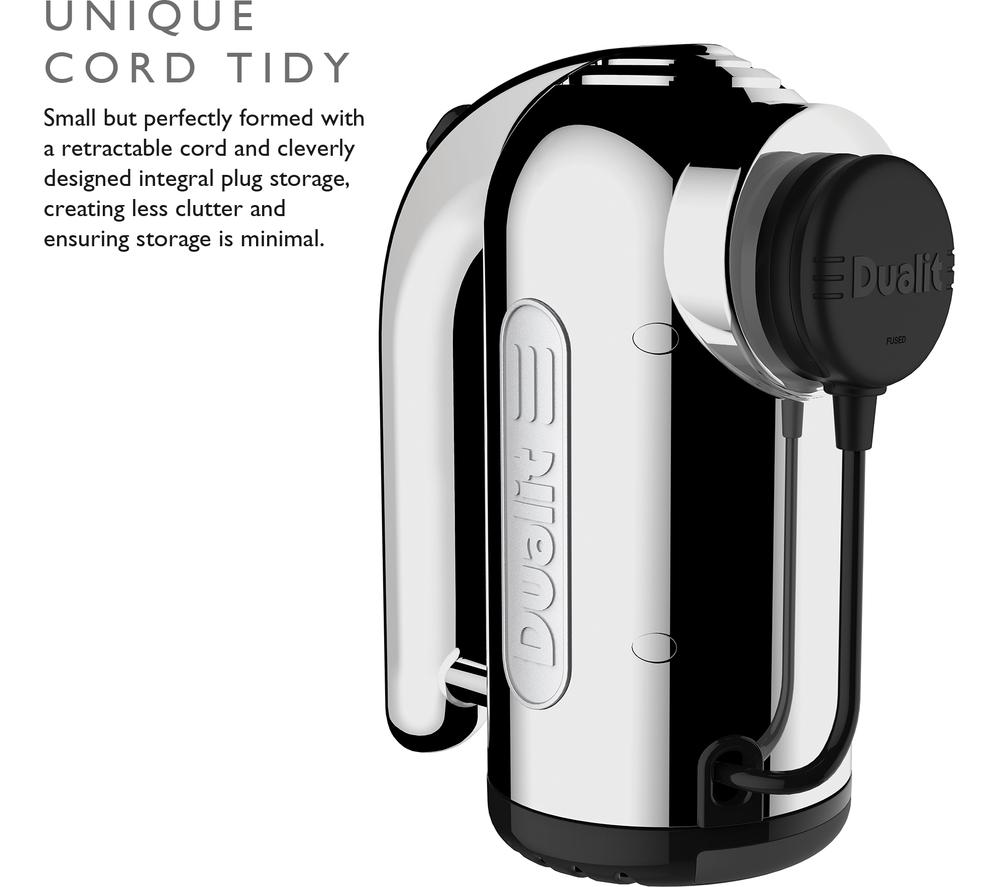DUALIT 89300 Hand Mixer - Polished Chrome image number 3 of 8