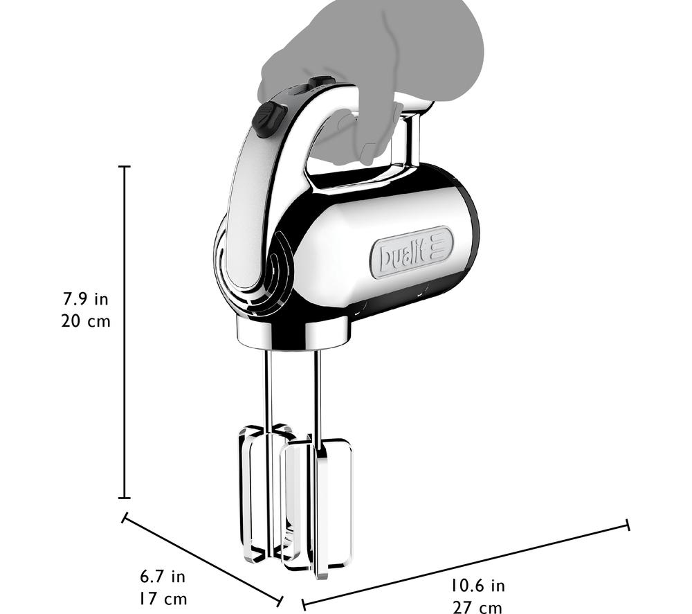 DUALIT 89300 Hand Mixer - Polished Chrome image number 8 of 8