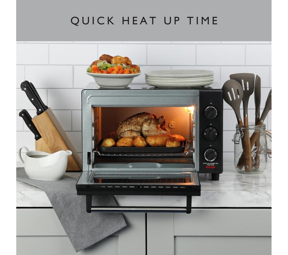 DUALIT 89220 Electric Mini Oven - Black image number 4 of 8