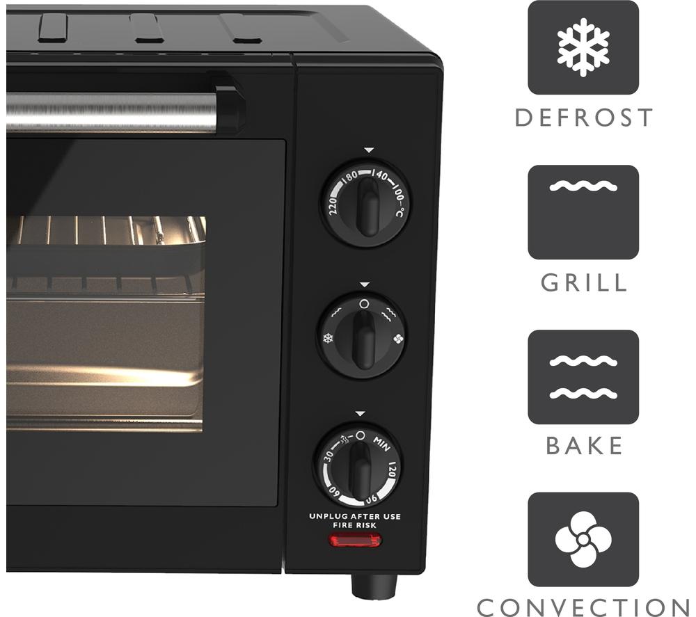 DUALIT 89220 Electric Mini Oven - Black image number 8 of 8