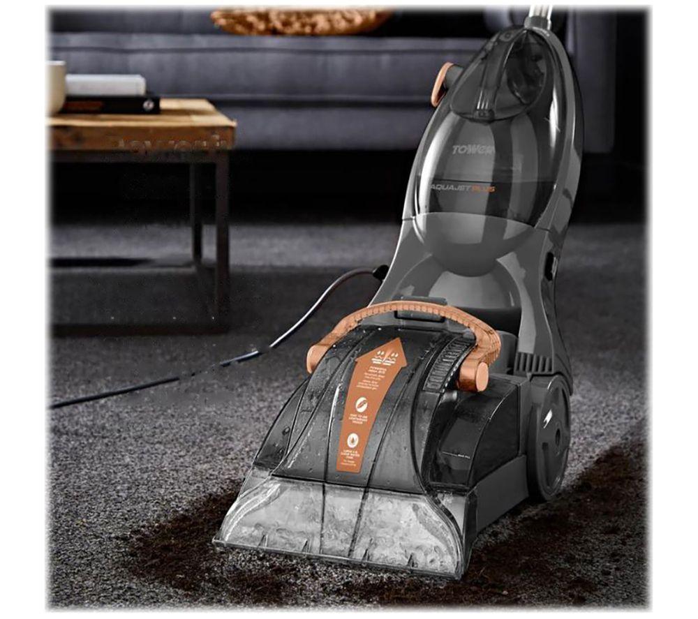 TOWER Aquajetplus T548003 Upright Carpet Cleaner - Black & Rose Gold image number 6 of 8