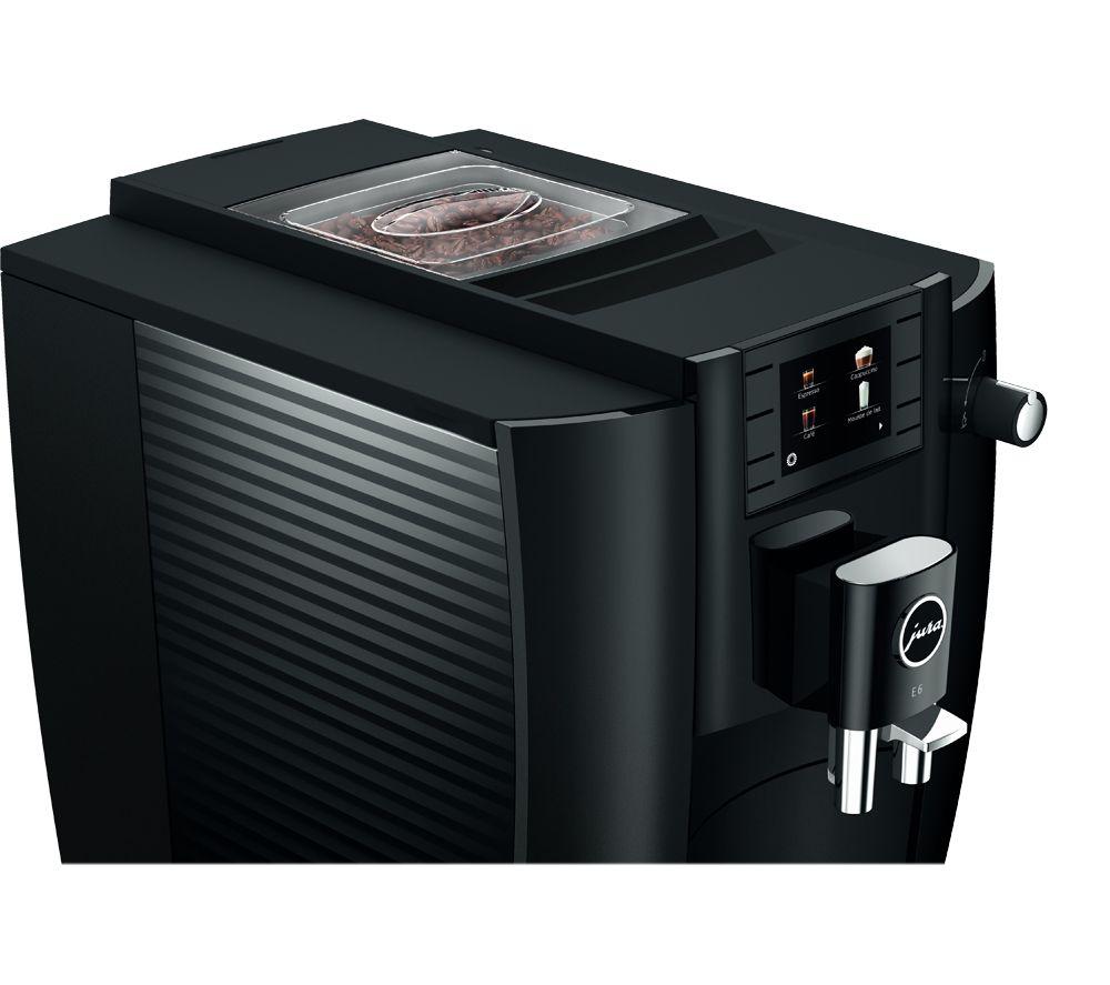 JURA E6 Bean to Cup Coffee Machine - Black image number 4 of 5