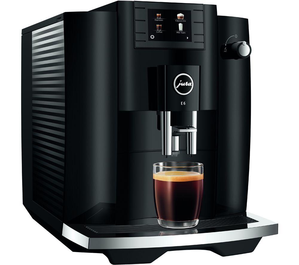 JURA E6 Bean to Cup Coffee Machine - Black image number 5 of 5