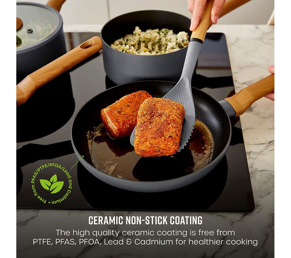 SWAN Nordic 4-piece Non-stick Pan Set - Grey image number 4 of 8