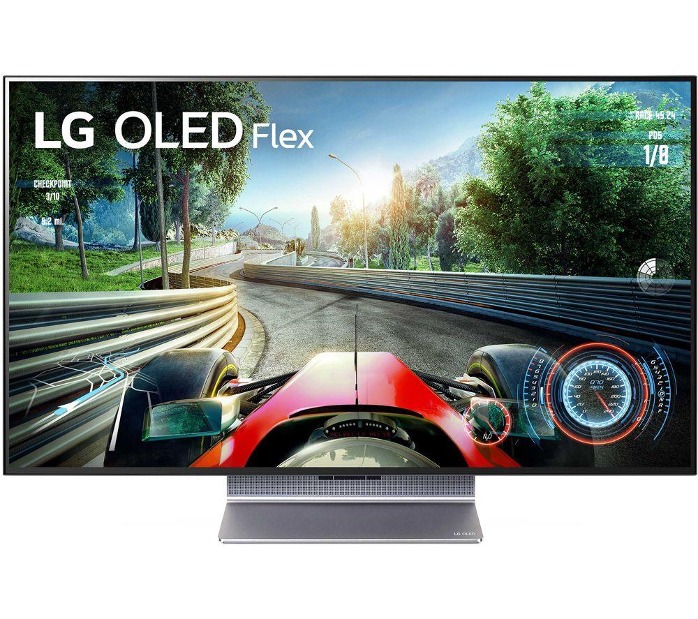 42 LG Flex 42LX3Q6LA  Smart 4K Ultra HD HDR OLED Gaming TV with Google Assistant & Amazon Alexa, Si