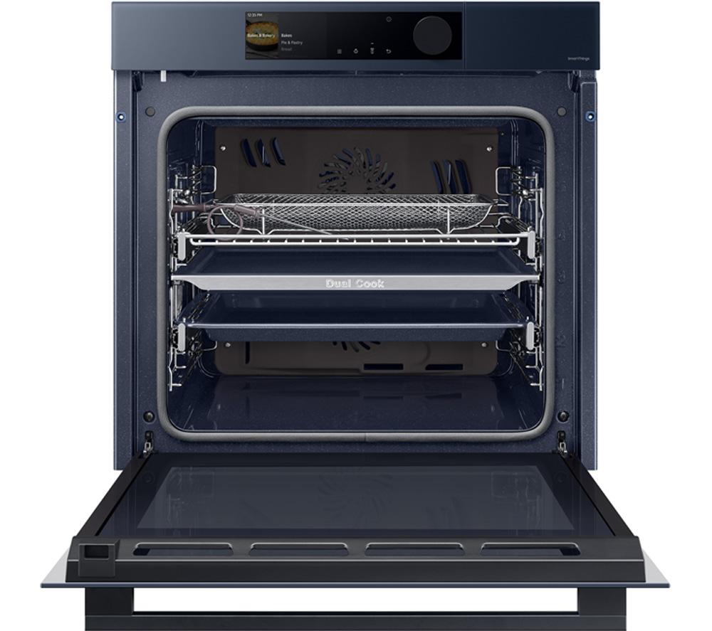 SAMSUNG Series 6 Bespoke Dual Cook NV7B6685AAN Electric Steam Smart Oven - Clean Navy image number 2 of 12