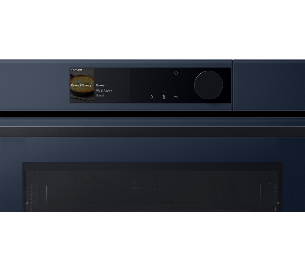 SAMSUNG Series 6 Bespoke Dual Cook NV7B6685AAN Electric Steam Smart Oven - Clean Navy image number 4 of 12