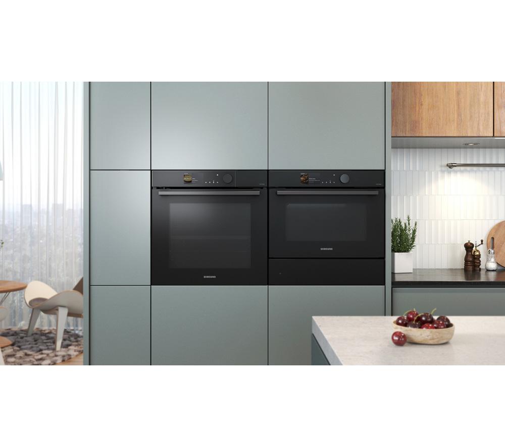 SAMSUNG Series 6 Bespoke Dual Cook NV7B6685AAN Electric Steam Smart Oven - Clean Navy image number 11 of 12