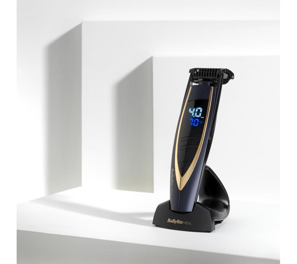 BABYLISS Super Stubble XTP Wet & Dry Beard Trimmer - Blue & Gold image number 2 of 9
