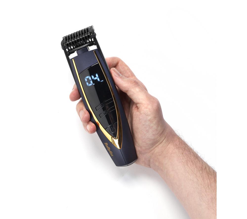 BABYLISS Super Stubble XTP Wet & Dry Beard Trimmer - Blue & Gold image number 7 of 9