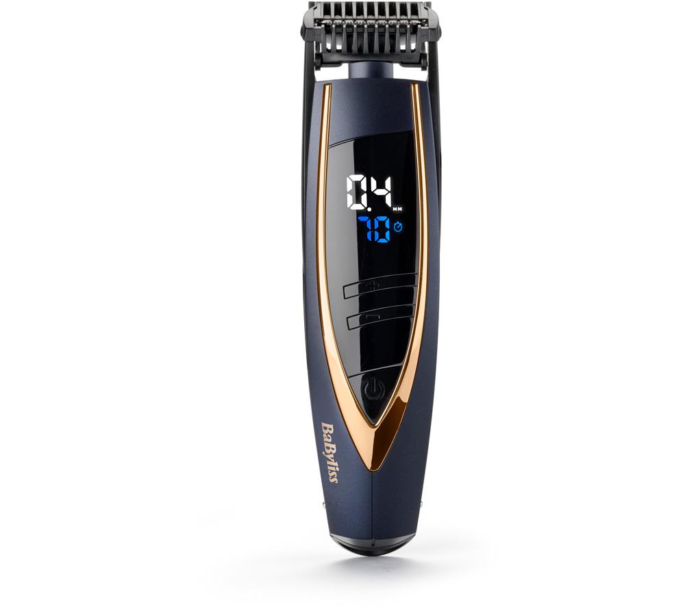 BABYLISS Super Stubble XTP Wet & Dry Beard Trimmer - Blue & Gold image number 8 of 9
