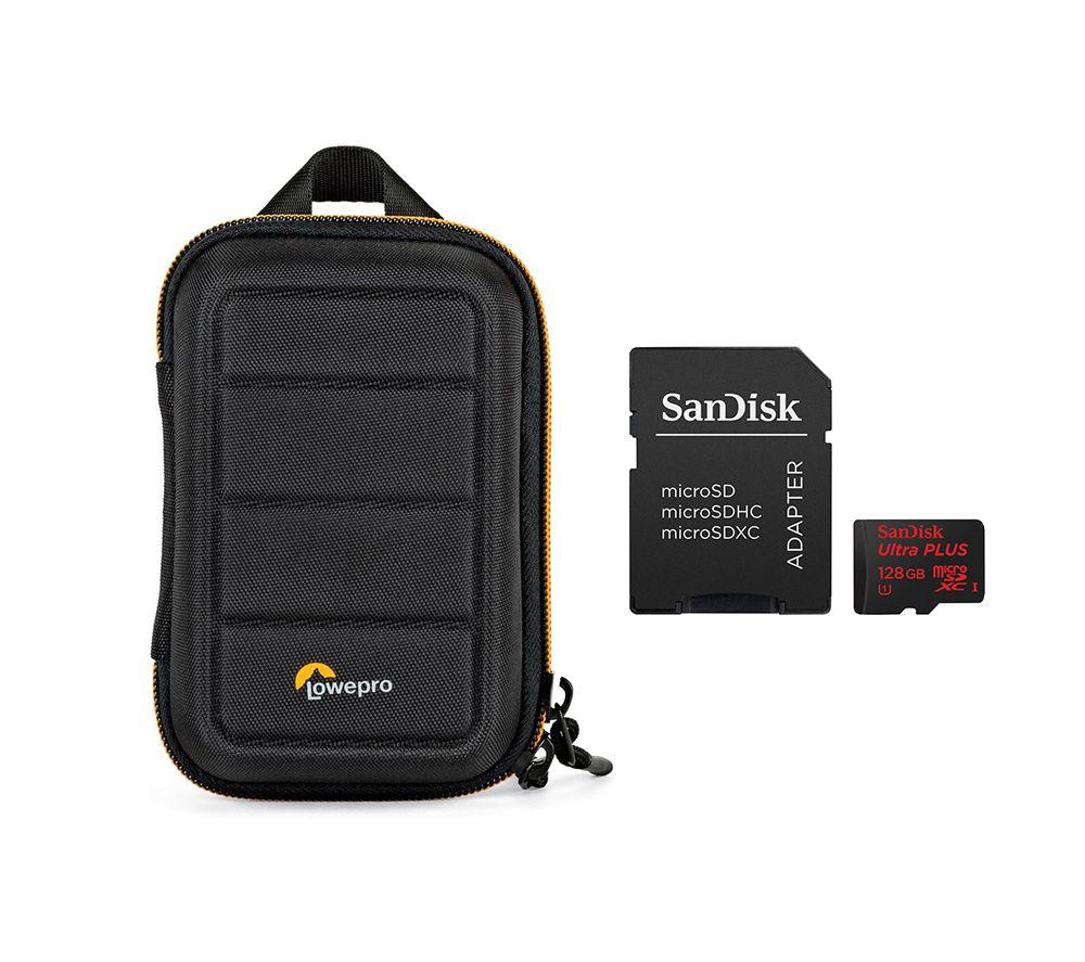 Lowepro Hardside CS 40 Camera Case & 128 GB microSDXC Memory Card Bundle review
