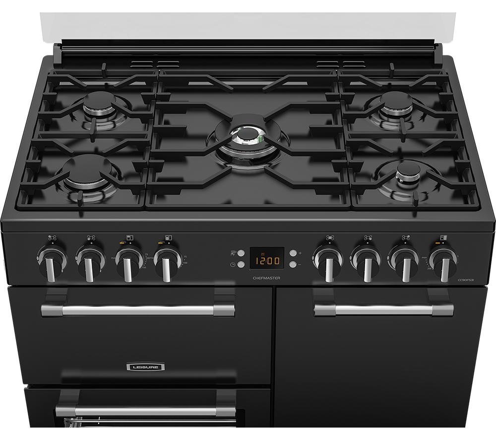 Leisure chefmaster cc90f531k dual on sale fuel range cooker