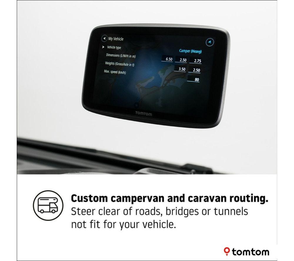 TOMTOM GO Camper Tour 6" Sat Nav - Full Europe Maps image number 3 of 9