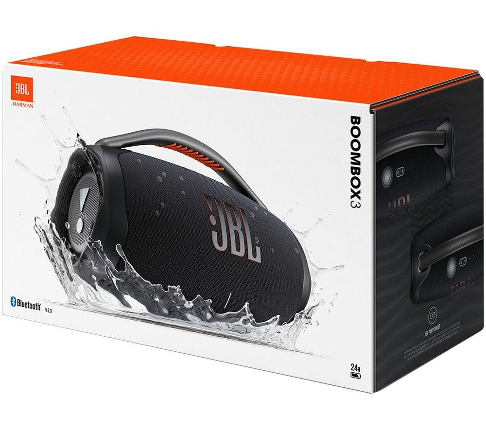 Jbl boombox best sale with microphone