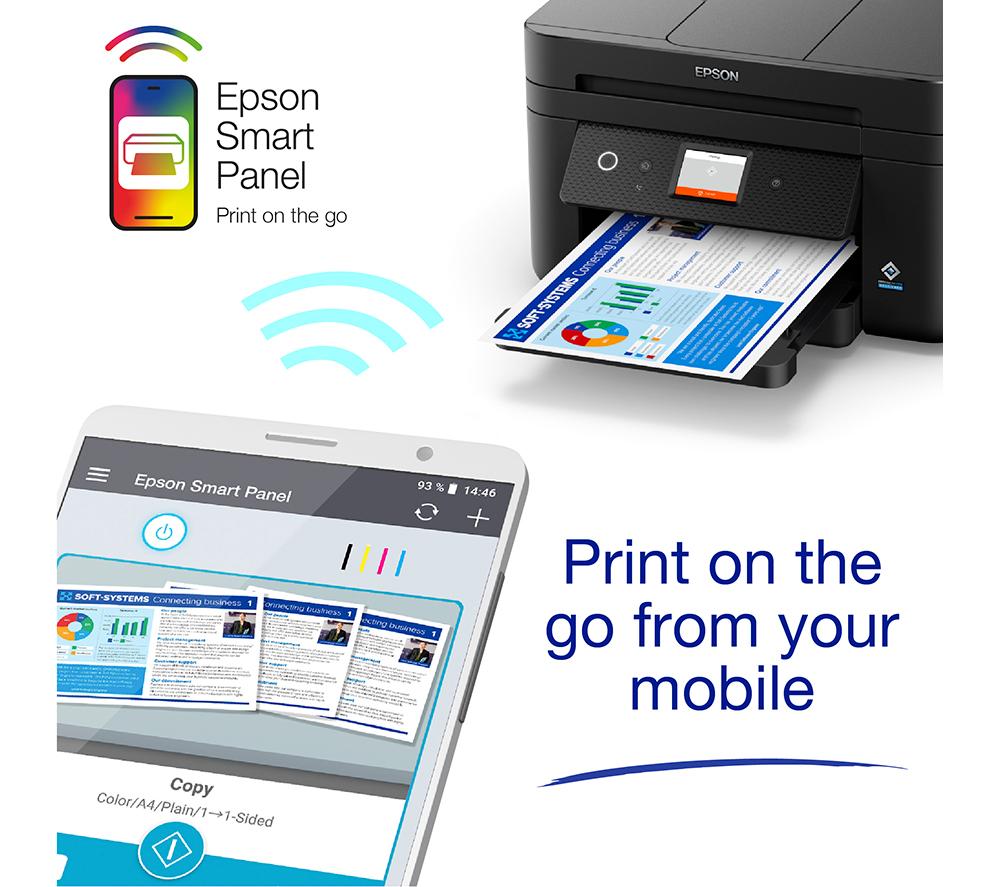 EPSON WorkForce WF-2960DWF All-in-One Wireless Inkjet Printer with Fax image number 7 of 9