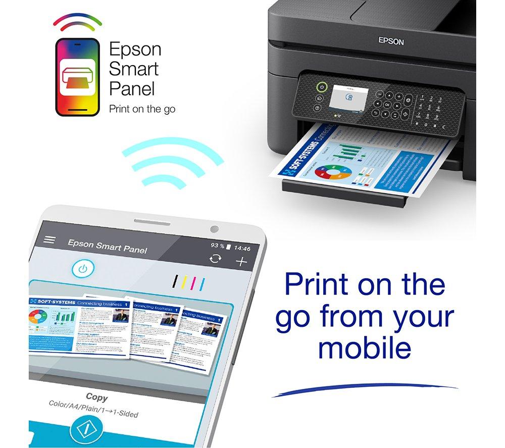EPSON WorkForce WF-2950DWF All-in-One Wireless Inkjet Printer & Fax with 6 Months ReadyPrint Subscription image number 9 of 12