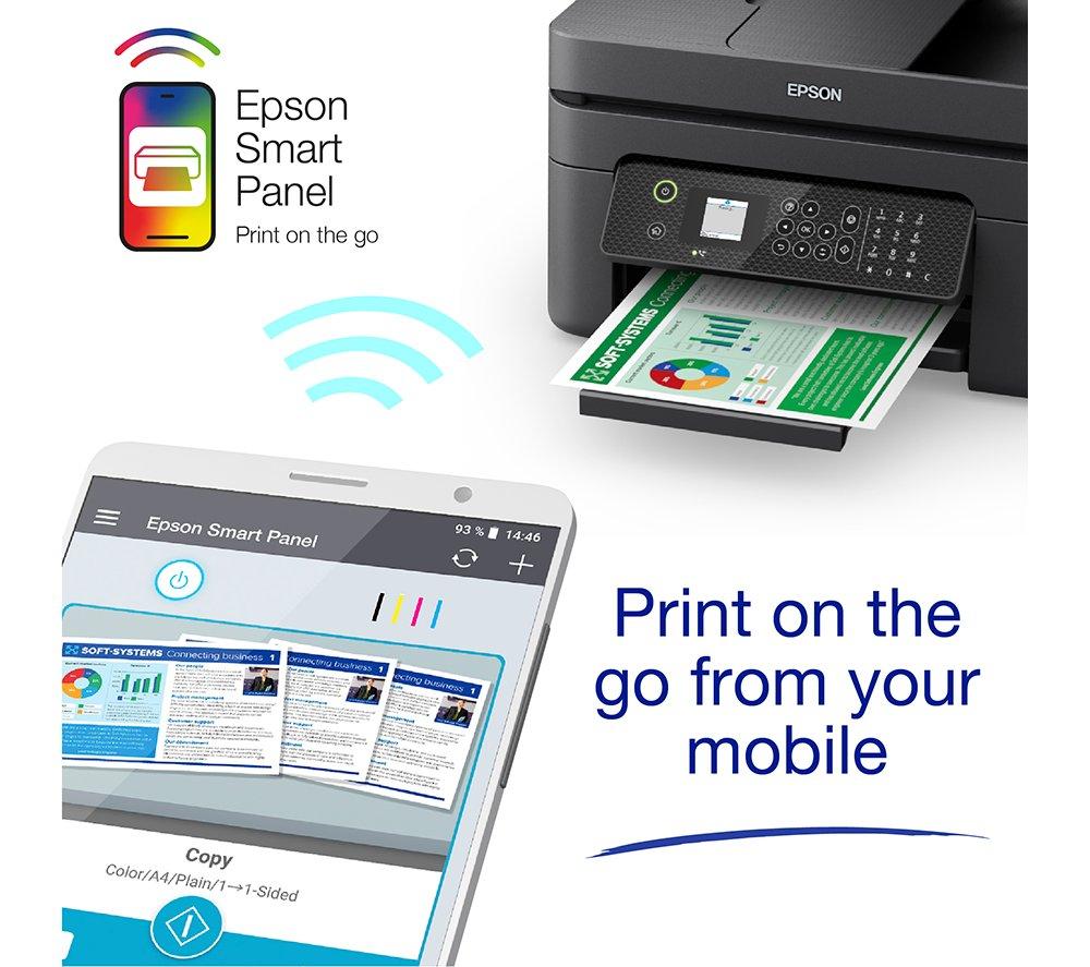 EPSON WorkForce WF-2930DWF All-in-One Wireless Inkjet Printer & Fax with 6 Months ReadyPrint Subscription image number 8 of 12