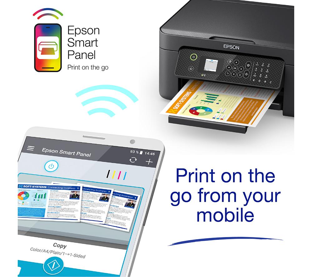 EPSON WorkForce WF-2910DWF All-in-One Wireless Inkjet Printer with Fax image number 7 of 9