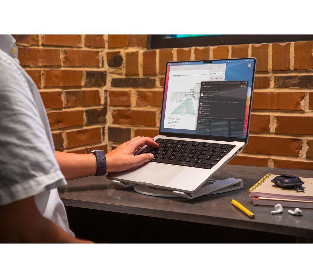 TWELVE SOUTH Curve Flex Laptop Stand - Matt White image number 12 of 16