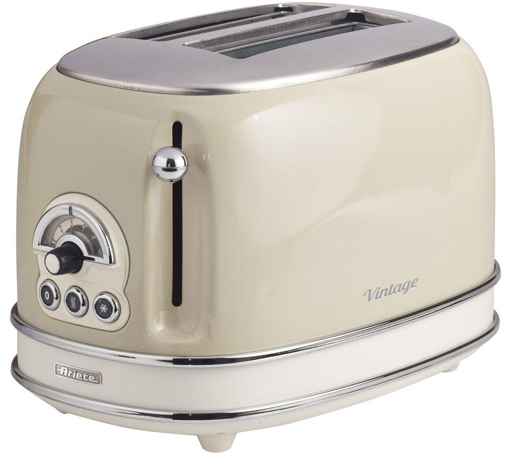 ARIETE Vintage ARPK13 Toaster, Kettle & Coffee Machine Bundle - Beige image number 2 of 5