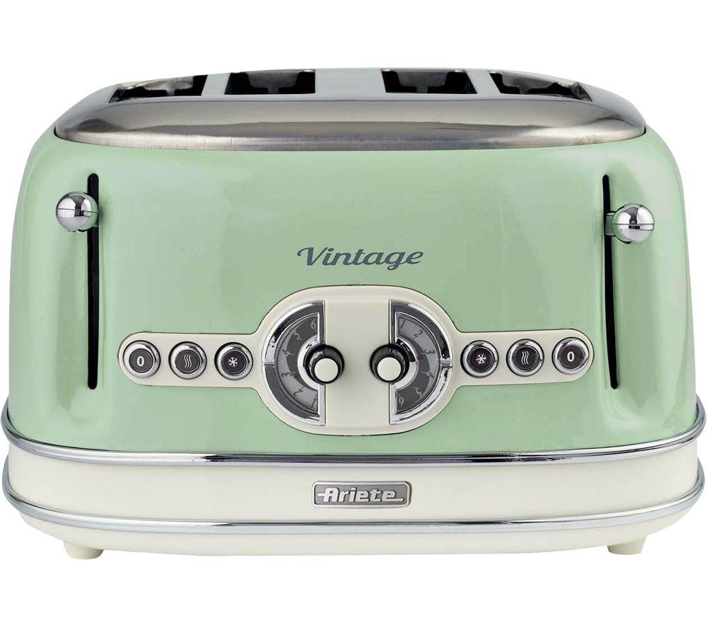 ARIETE Vintage ARPK20 4-Slice Toaster & Jug Kettle Bundle - Green image number 2 of 10
