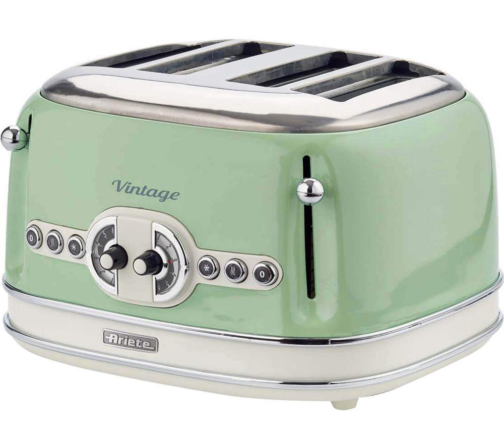 ARIETE Vintage ARPK20 4-Slice Toaster & Jug Kettle Bundle - Green image number 3 of 10