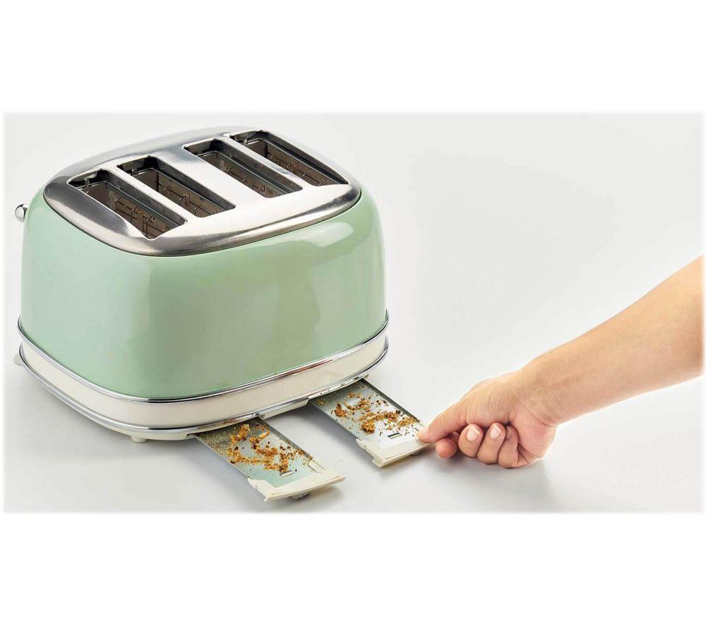 ARIETE Vintage ARPK20 4-Slice Toaster & Jug Kettle Bundle - Green image number 8 of 10