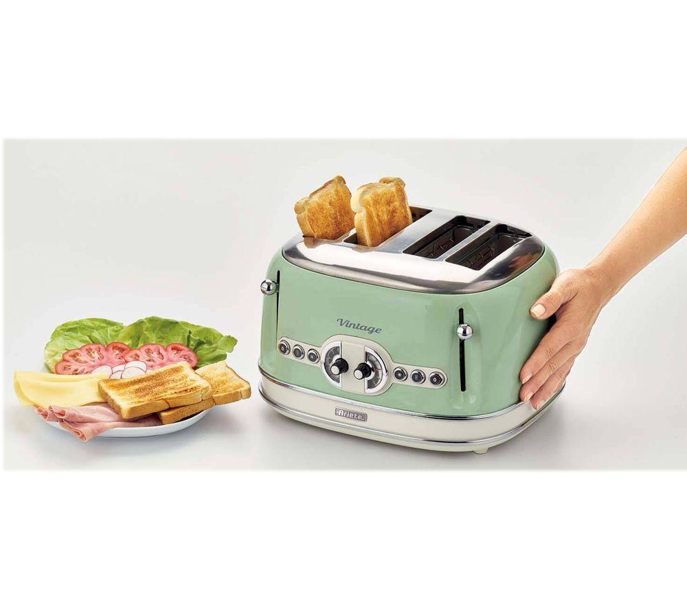 ARIETE Vintage ARPK20 4-Slice Toaster & Jug Kettle Bundle - Green image number 9 of 10