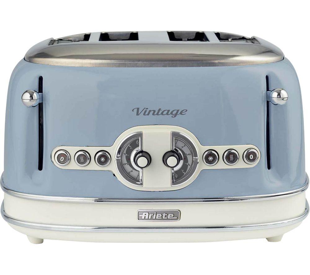 ARIETE Vintage ARPK21 4-Slice Toaster & Jug Kettle Bundle - Blue image number 3 of 9