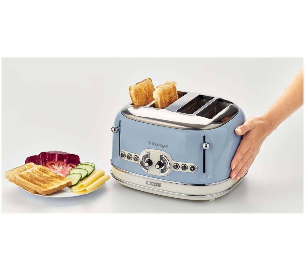 ARIETE Vintage ARPK21 4-Slice Toaster & Jug Kettle Bundle - Blue image number 8 of 9