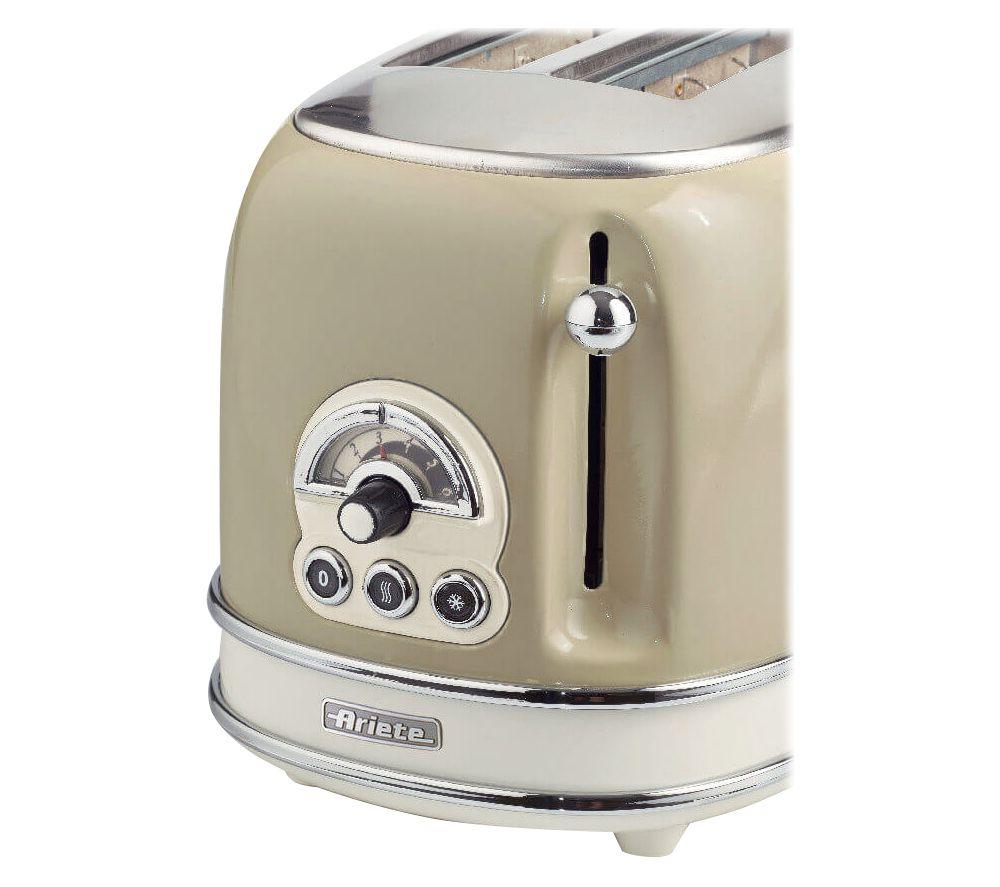 ARIETE Vintage ARPK22 2-Slice Toaster, Jug Kettle & Blender Bundle - Beige image number 3 of 14