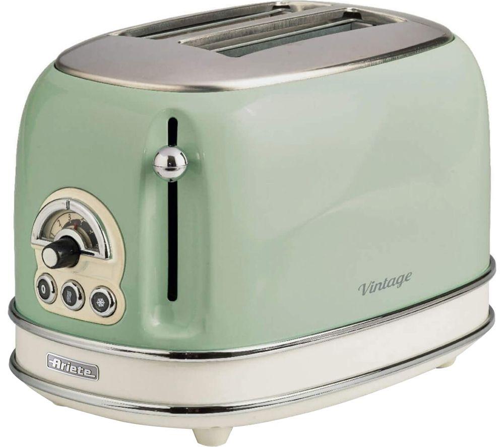 ARIETE Vintage ARPK23 2-Slice Toaster, Jug Kettle & Blender Bundle - Green image number 2 of 12