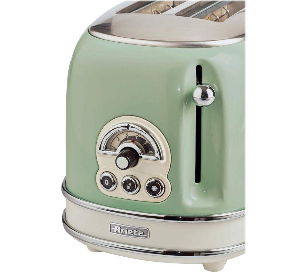 ARIETE Vintage ARPK23 2-Slice Toaster, Jug Kettle & Blender Bundle - Green image number 3 of 12