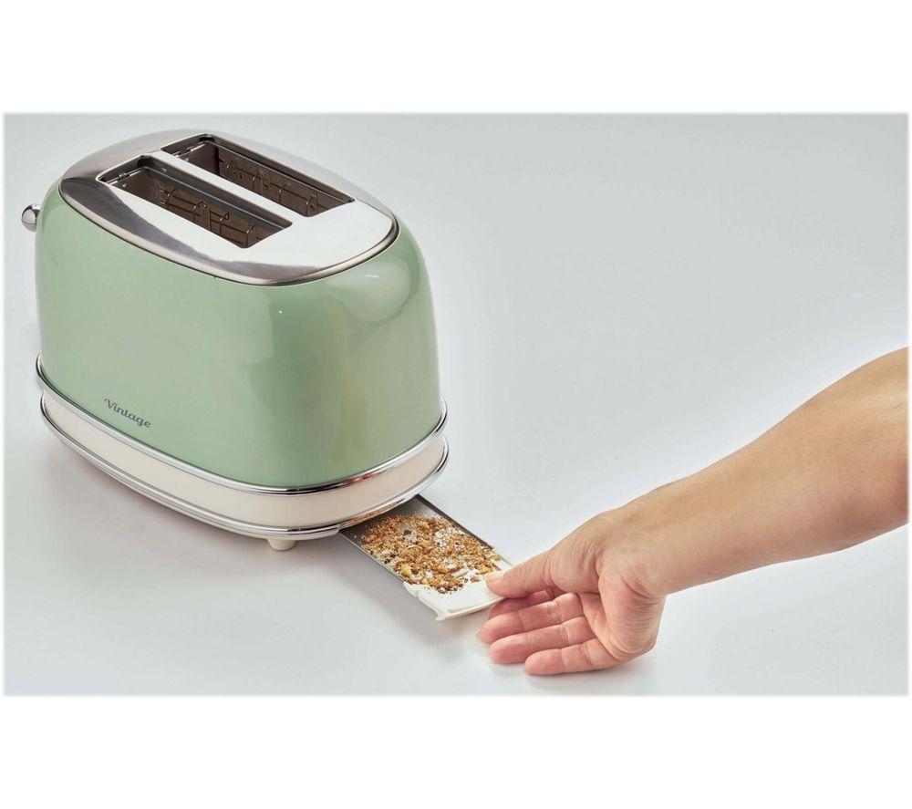 ARIETE Vintage ARPK23 2-Slice Toaster, Jug Kettle & Blender Bundle - Green image number 9 of 12