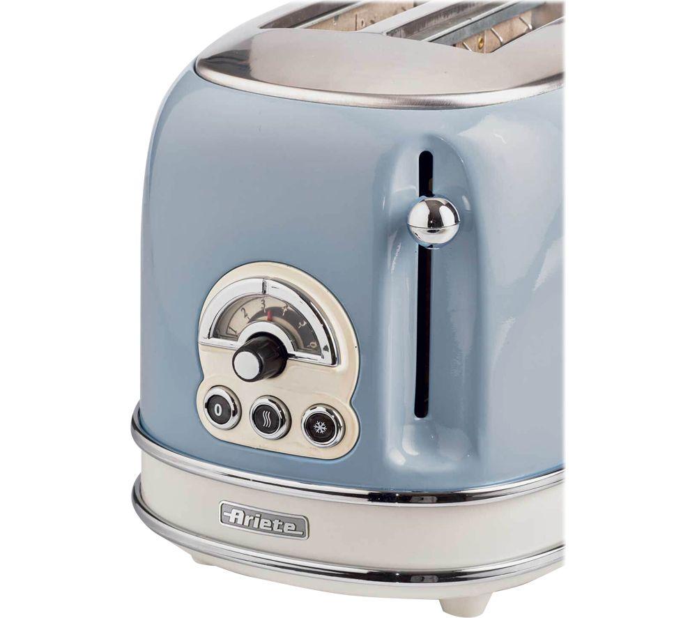 ARIETE Vintage ARPK24 2-Slice Toaster, Jug Kettle & Blender Bundle - Blue image number 3 of 12