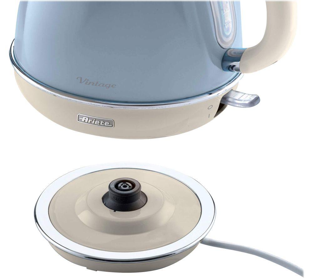 ARIETE Vintage ARPK24 2-Slice Toaster, Jug Kettle & Blender Bundle - Blue image number 6 of 12