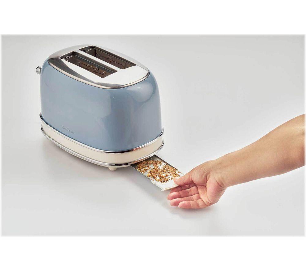 ARIETE Vintage ARPK24 2-Slice Toaster, Jug Kettle & Blender Bundle - Blue image number 9 of 12