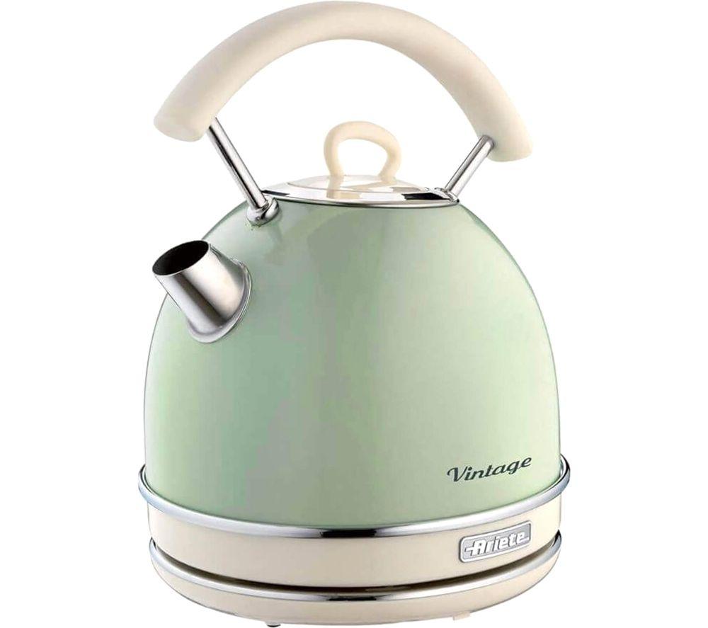 ARIETE Vintage ARPK26 2-Slice Toaster, Traditional Kettle & Blender Bundle - Green image number 4 of 9