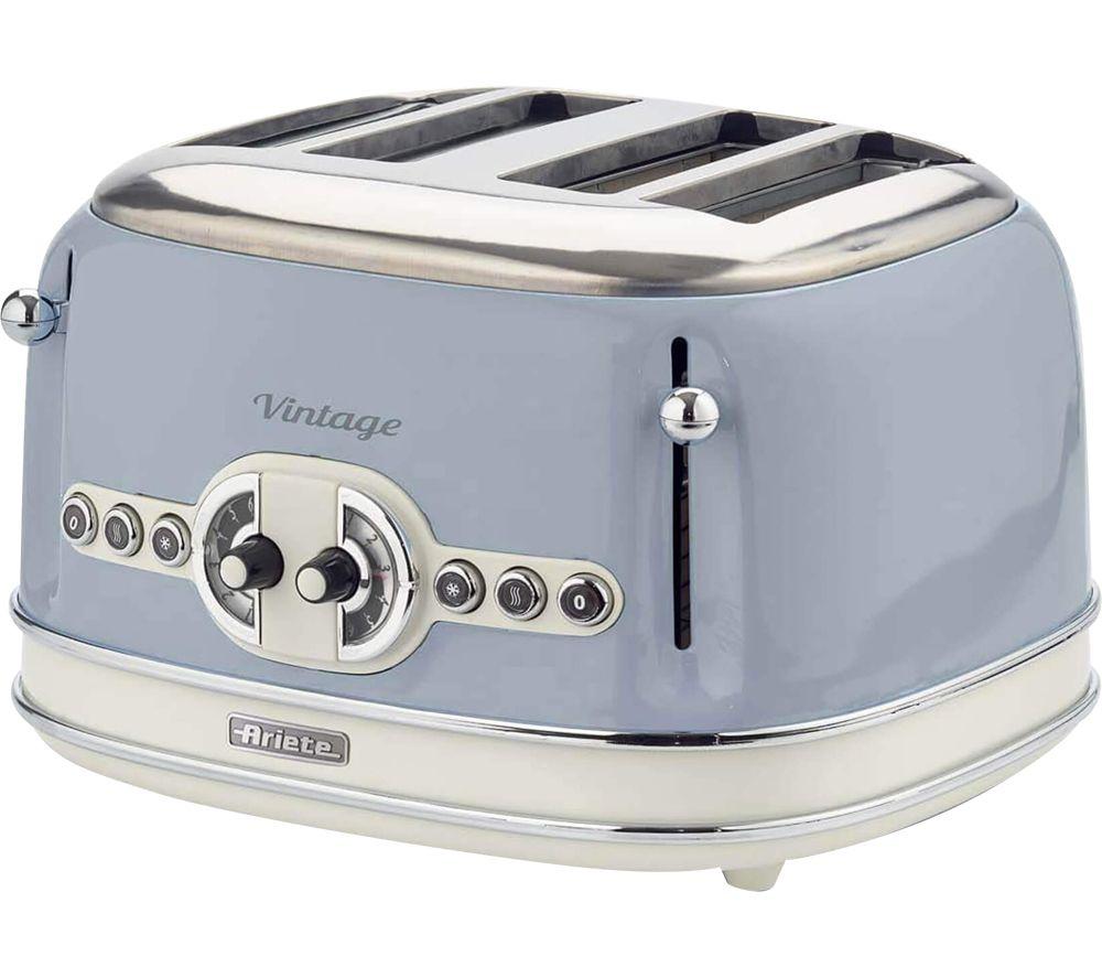 Buy ARIETE Vintage ARPK41 4 Slice Toaster Traditional Kettle Bundle Blue Currys