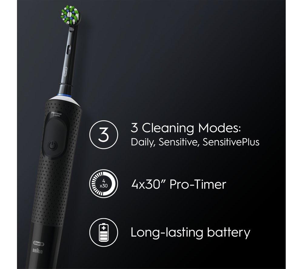 ORAL-B Vitality Pro Electric Toothbrush - Pack of 2, Black & Lilac image number 8 of 11