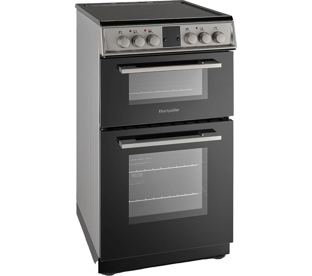 MONTPELLIER MDOC50FS 50 cm Electric Ceramic Cooker - Silver image number 3 of 5