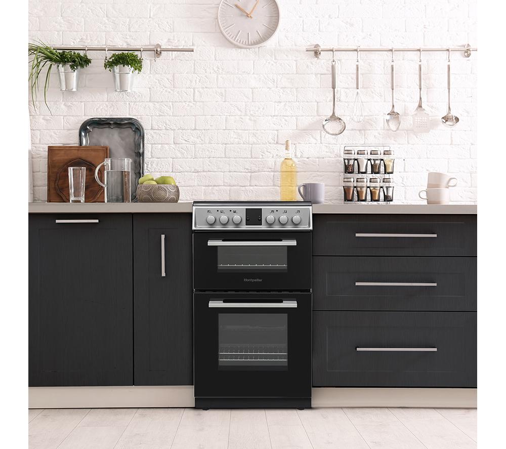 MONTPELLIER MDOC50FS 50 cm Electric Ceramic Cooker - Silver image number 5 of 5