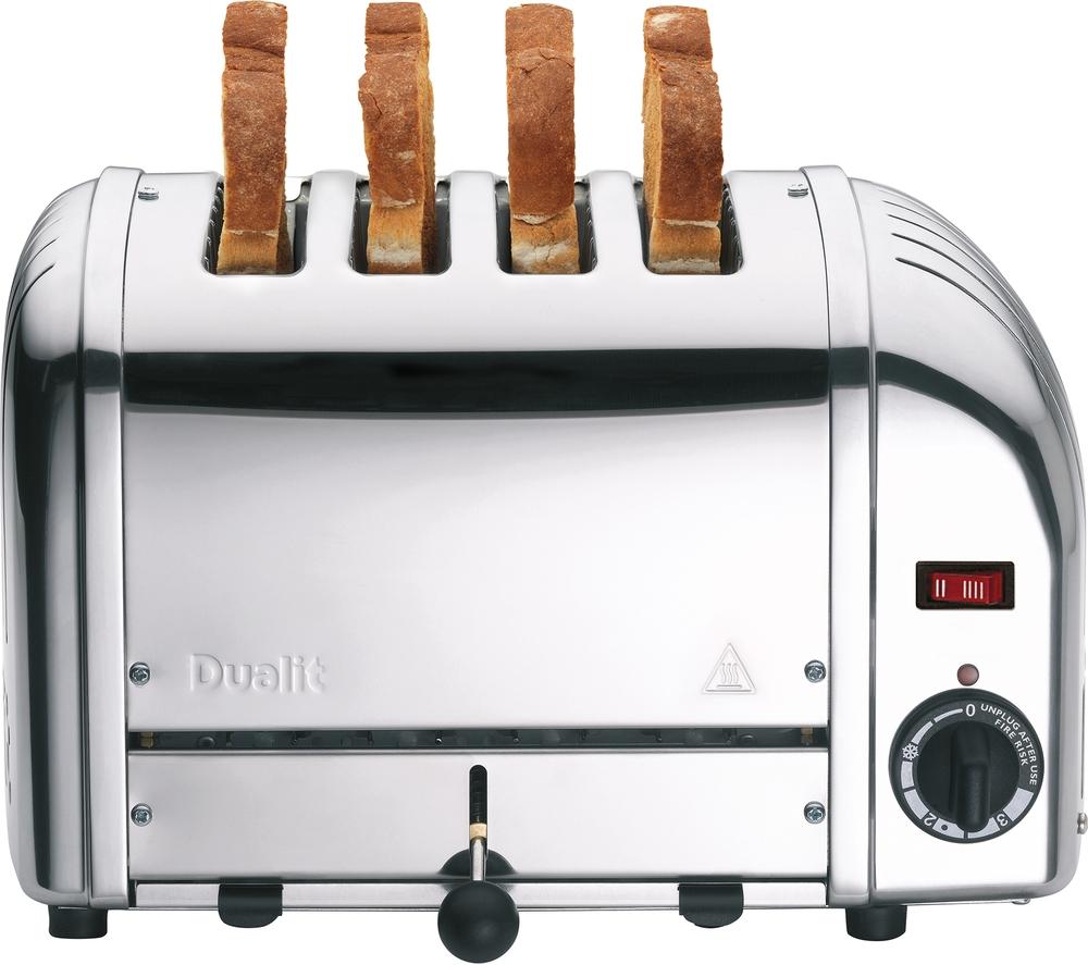 DUALIT Classic 40352 4-Slice Toaster - Silver